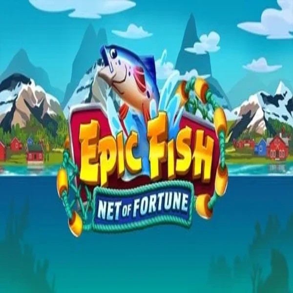 Slots logo of Epic Fish Net of Fortune from Quickspin at BC Game Casino